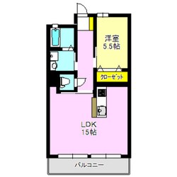 平山マンションの物件間取画像